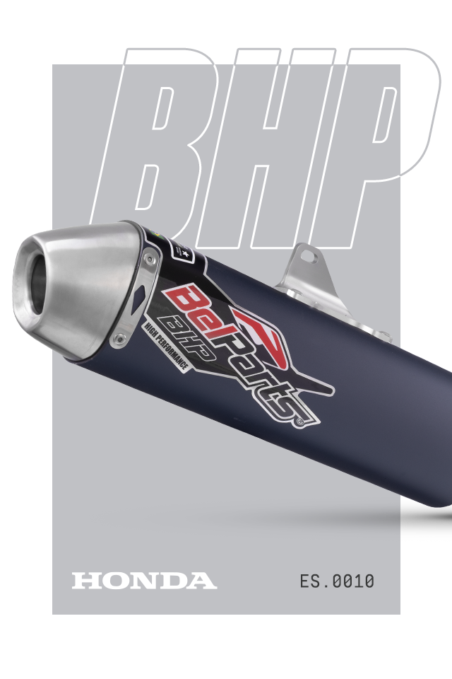 Escapamento HONDA XRE 300 09-24 Curva + Ponteira