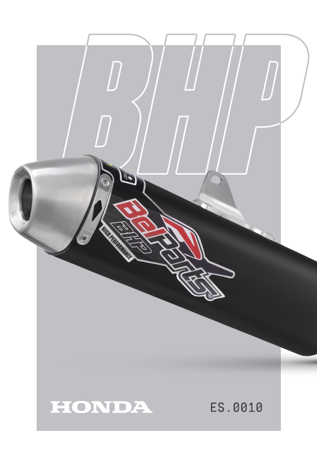 Escapamento HONDA XRE 300 09-24 Curva + Ponteira