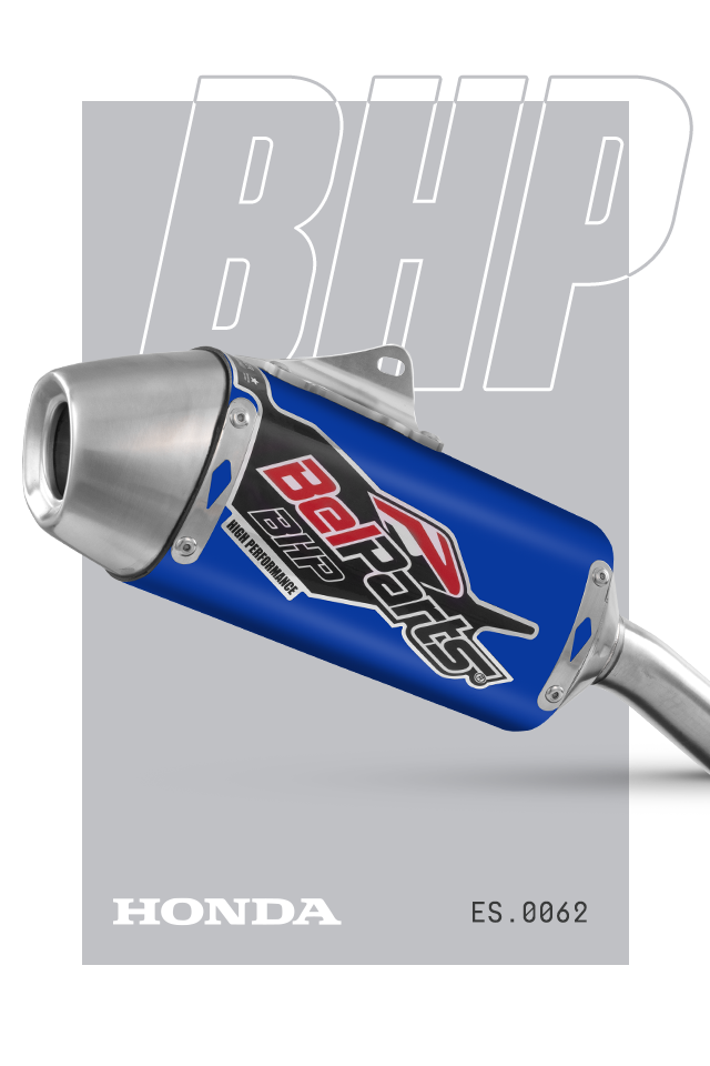 Escapamento HONDA CRF 230 F 06-21 Short Curva + Ponteira