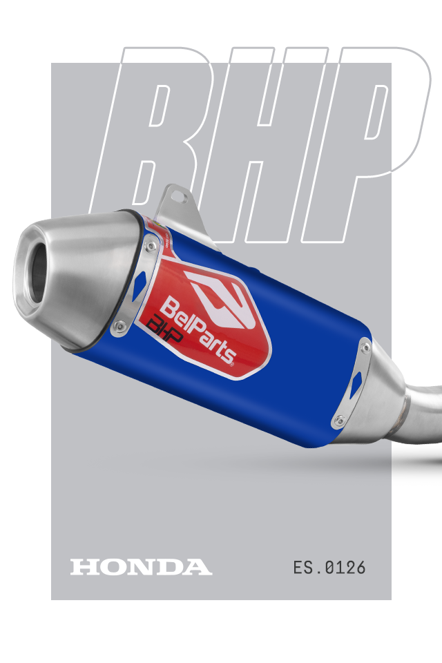 Escapamento HONDA CRF 250 F 18-25 Pro Short Curva + Ponteira