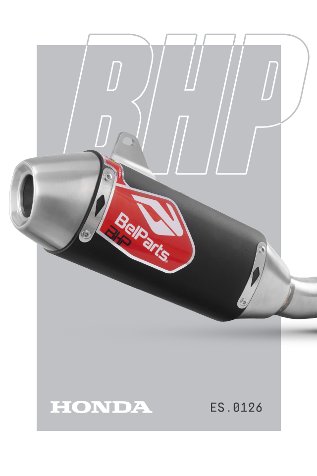 Escapamento HONDA CRF 250 F 18-25 Pro Short Curva + Ponteira