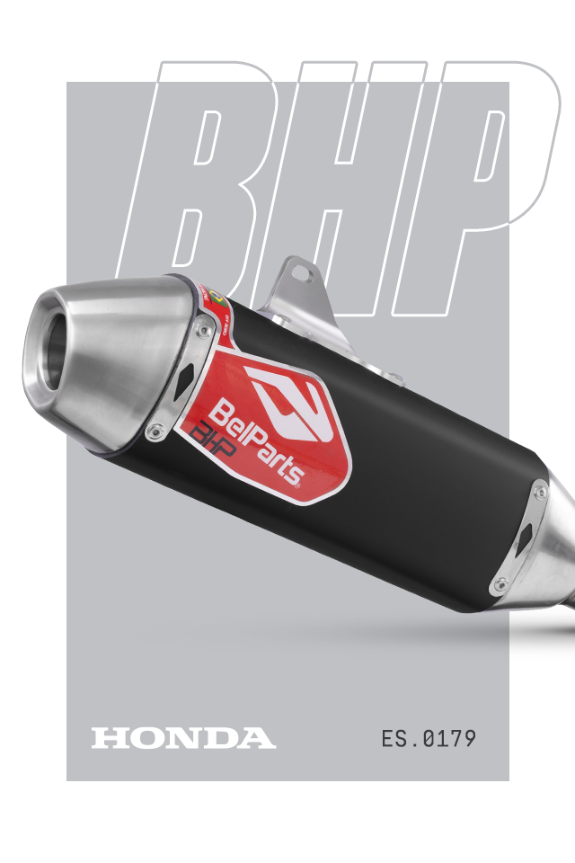 Escapamento HONDA NXR 160 BROS 14-24 Curva + Ponteira