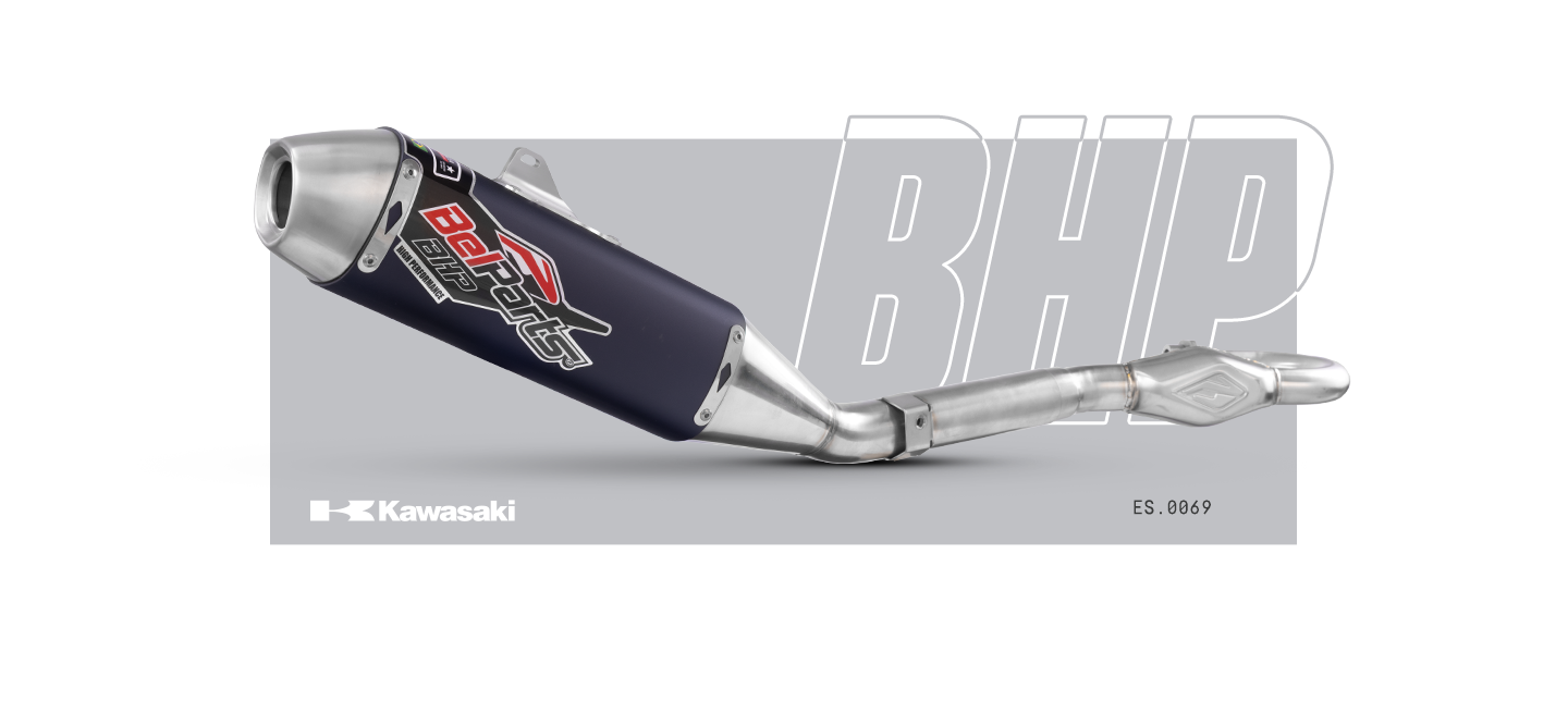 Escapamento KAWASAKI KXX 250 21-24 Curva + Ponteira