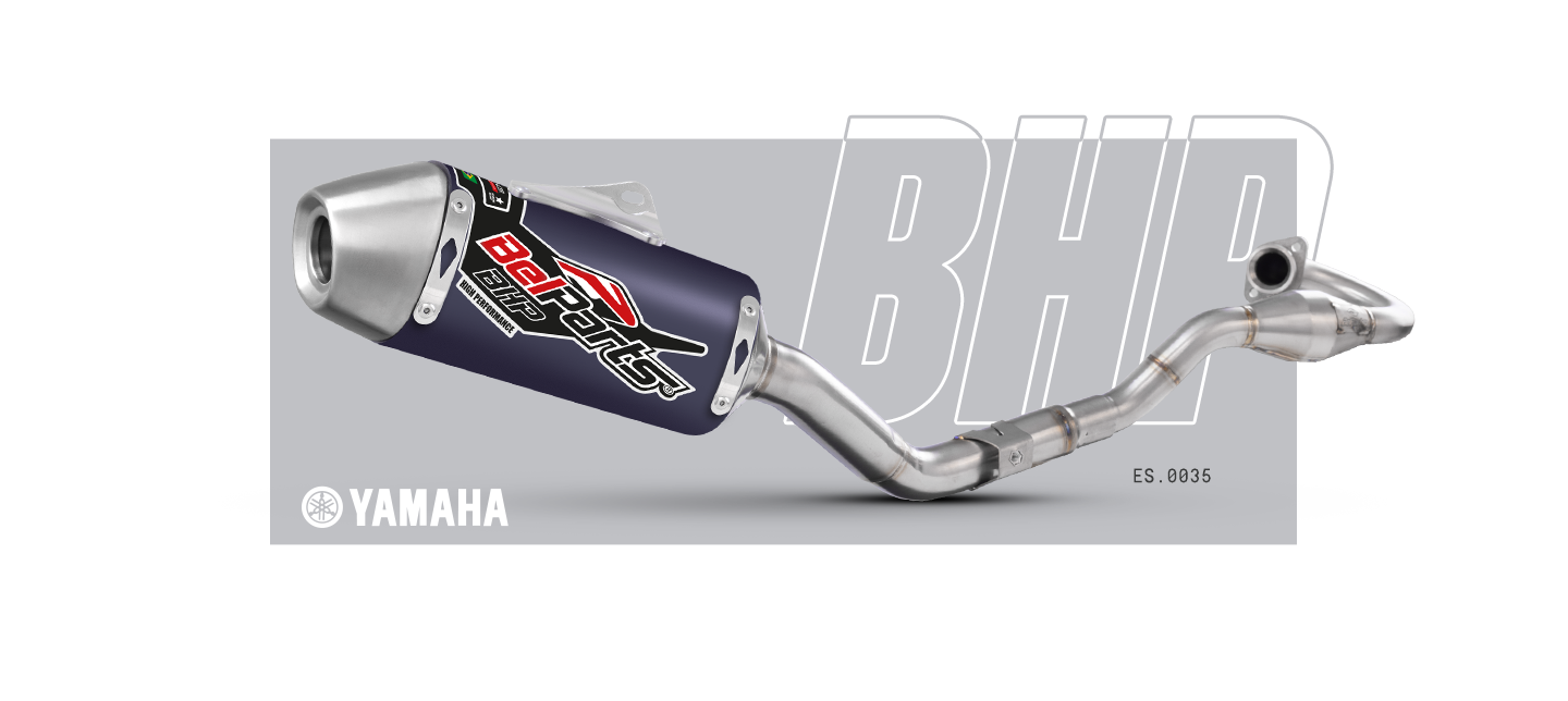 Escapamento YAMAHA TTR 230 07-24 Pro Short Curva + Ponteira