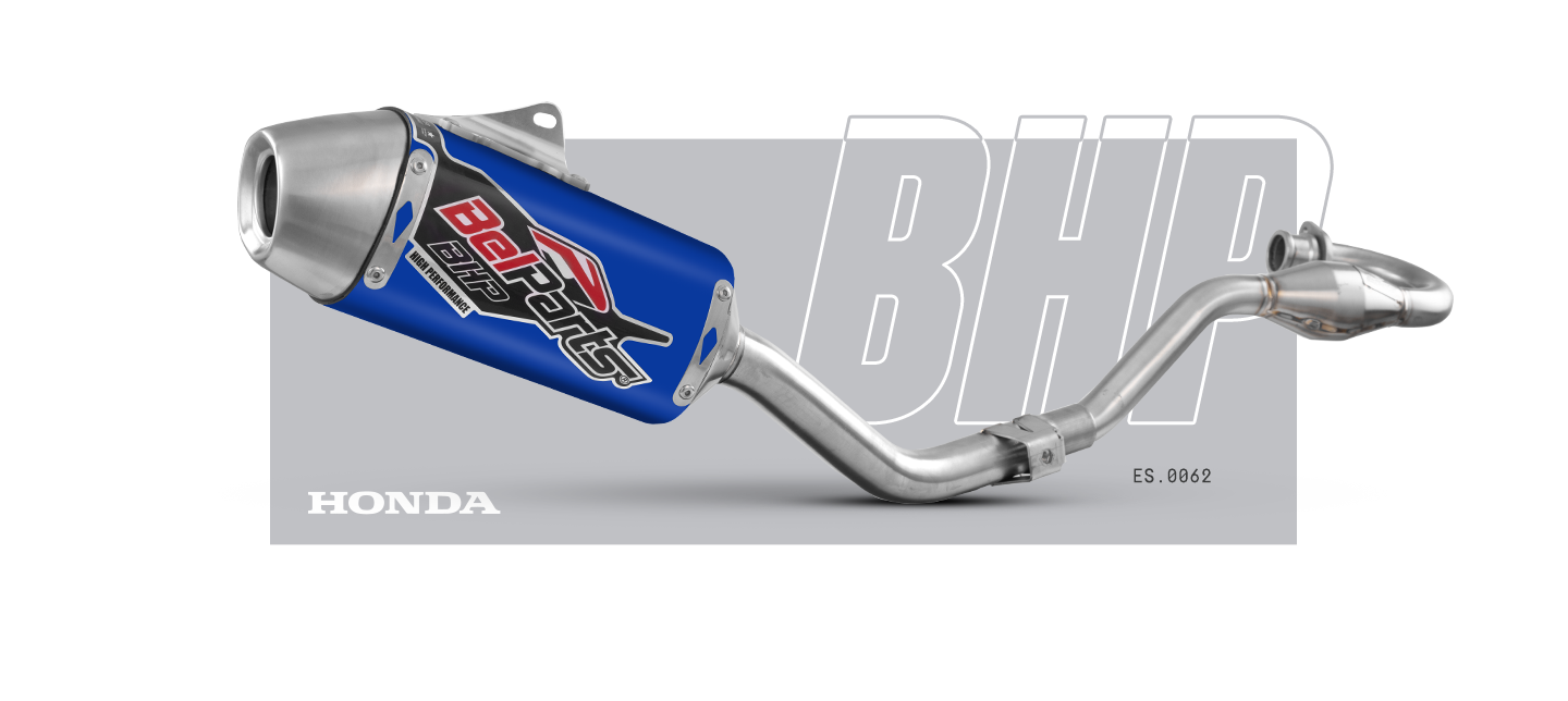 Escapamento HONDA CRF 230 F 06-21 Short Curva + Ponteira