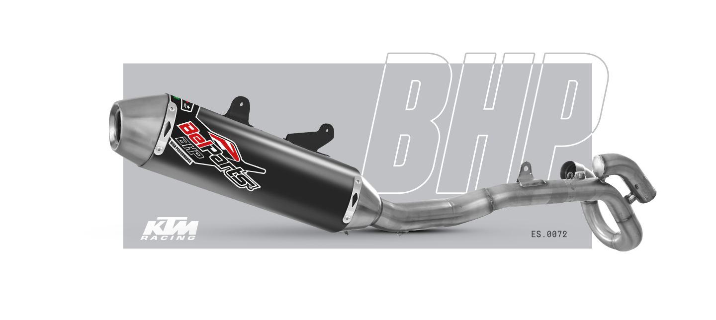 Escapamento KTM EXCF 350 20-23 Curva + Ponteira