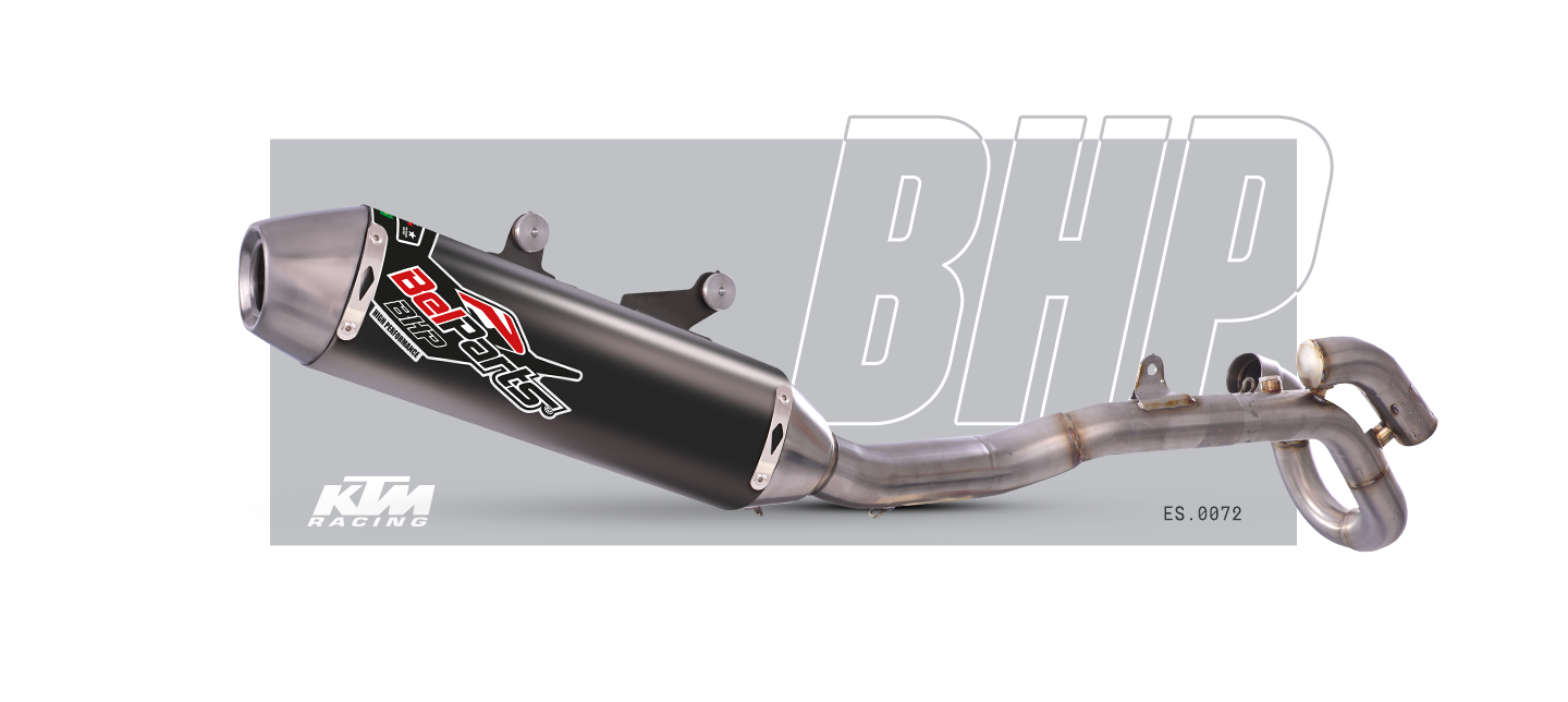 Escapamento KTM EXCF 350 20-23 Curva + Ponteira