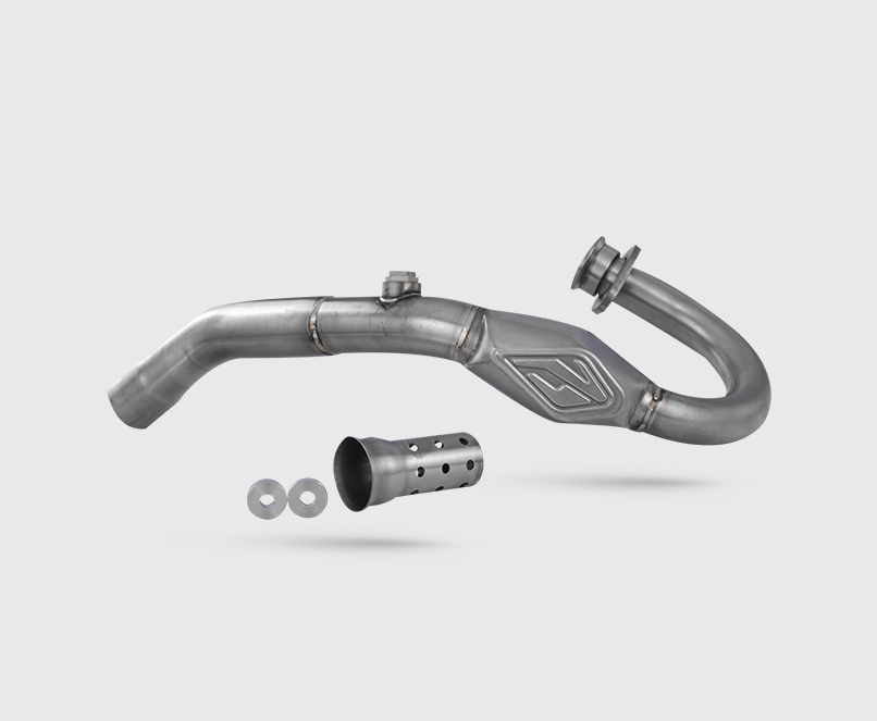 Escapamento HONDA SAHARA 300 24-25 Curva + Ponteira