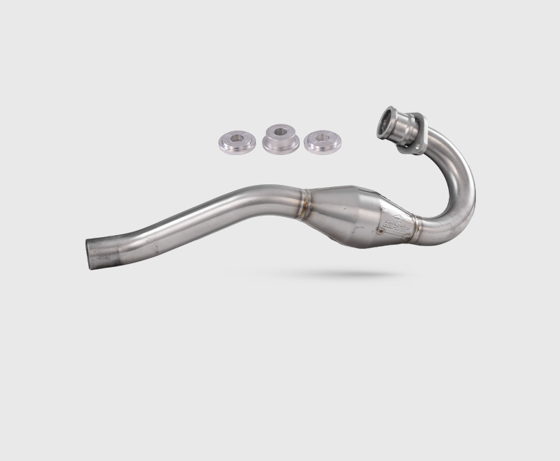 Escapamento HONDA CRF 230 F 06-21 Short Curva + Ponteira