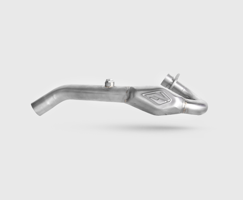 Escapamento HONDA CRF 250 F 18-25 Pro II Short Curva + Ponteira