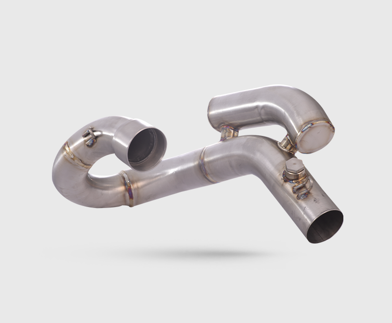 Escapamento KTM EXCF 350 20-23 Curva + Ponteira