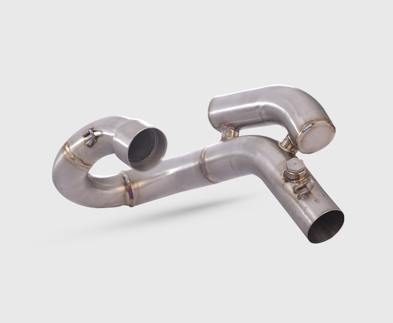 Escapamento KTM EXCF 350 20-23 Curva + Ponteira