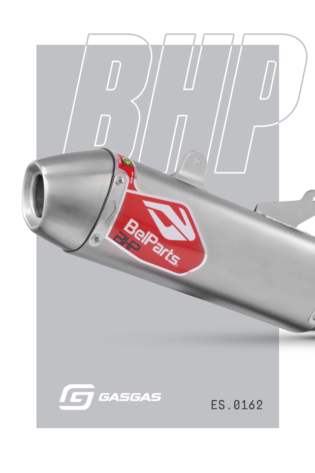 Escapamento GASGAS MC 450 F FACTORY EDITION 2023 Curva + Ponteira