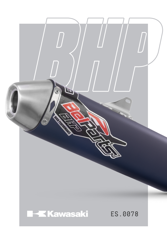 Escapamento KAWASAKI KLX 450 R 06-24 Curva + Ponteira