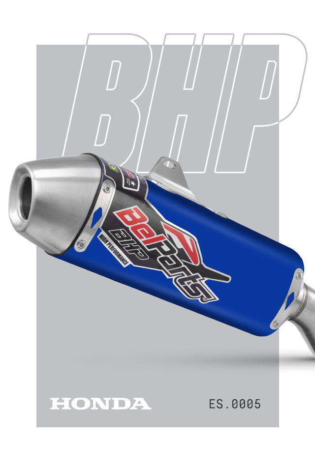 Escapamento HONDA XR 250 TORNADO 01-08 Curva + Ponteira