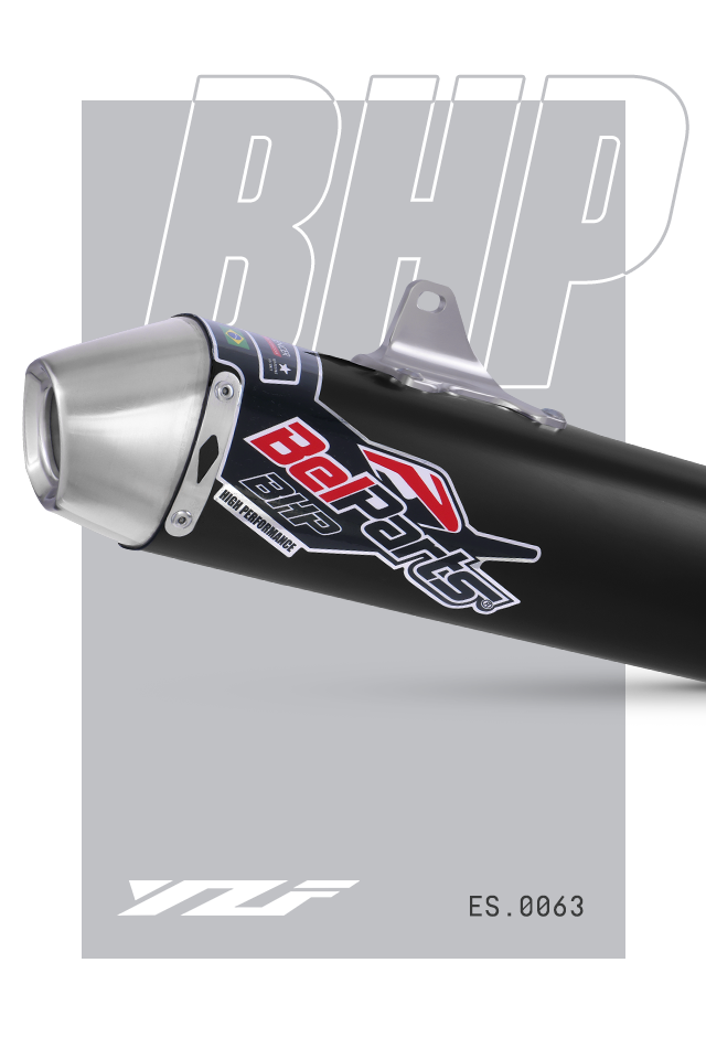 Escapamento YAMAHA WRF 450 21-23 Curva + Ponteira