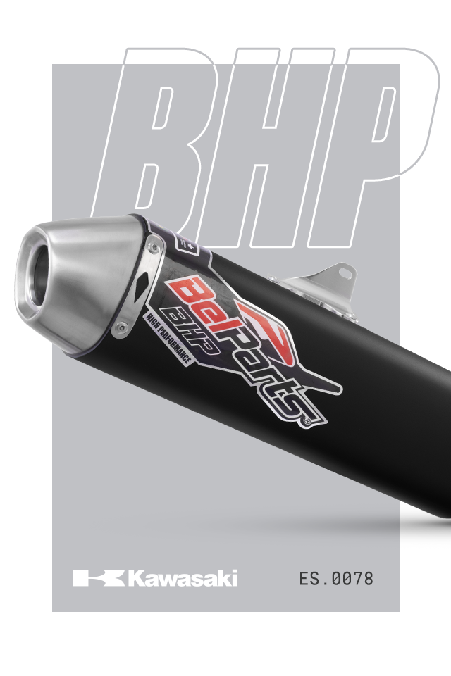 Escapamento KAWASAKI KLX 450 R 06-24 Curva + Ponteira