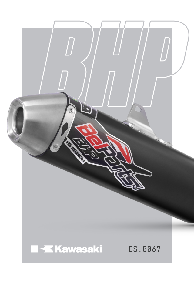 Escapamento KAWASAKI KXF 250 19-20 Curva + Ponteira