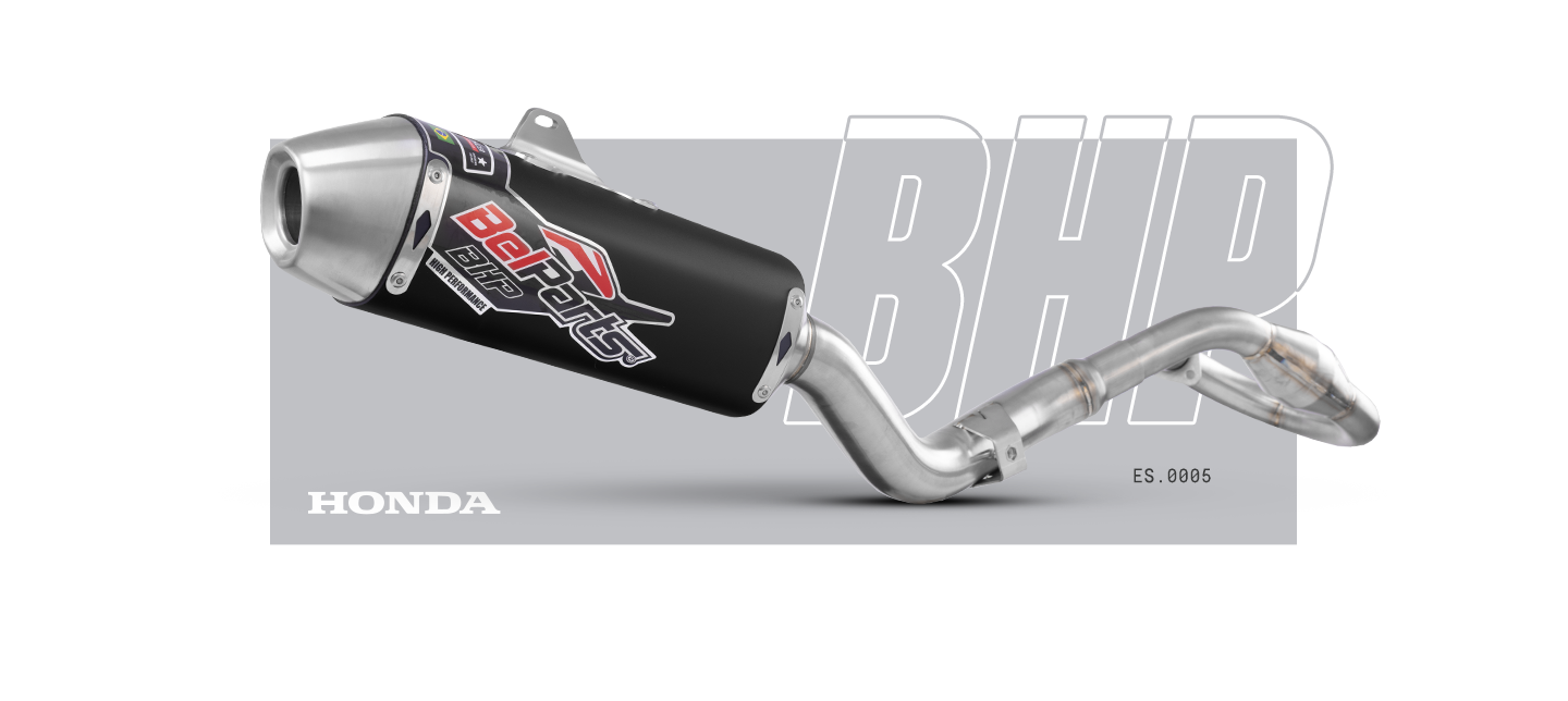 Escapamento HONDA XR 250 TORNADO 01-08 Curva + Ponteira