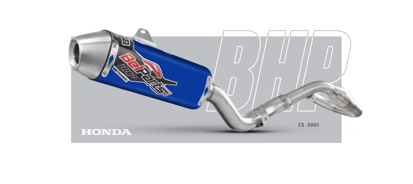 Escapamento HONDA XR 250 TORNADO 01-08 Curva + Ponteira