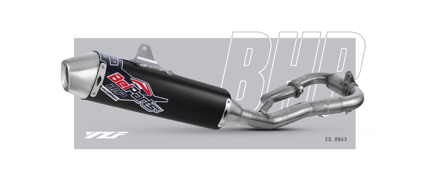 Escapamento YAMAHA WRF 450 21-23 Curva + Ponteira