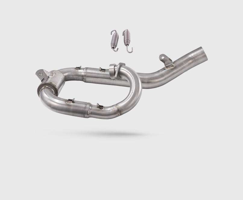 Escapamento YAMAHA WRF 250 23-24 Curva + Ponteira