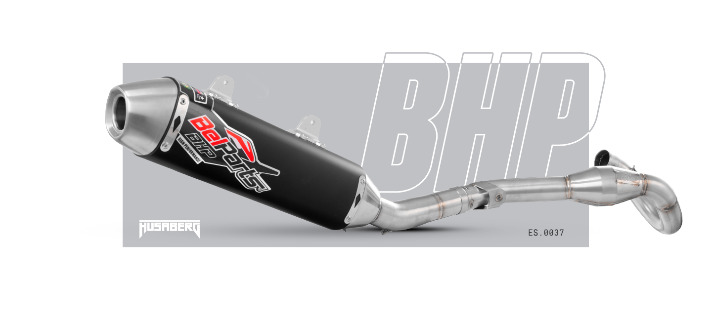 Escapamento HUSABERG FE 350 14-16 Curva + Ponteira