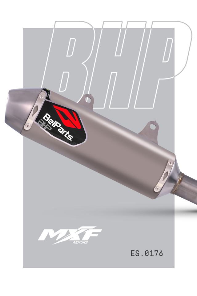 Escapamento MXF 270 F 23-24 Curva + Ponteira