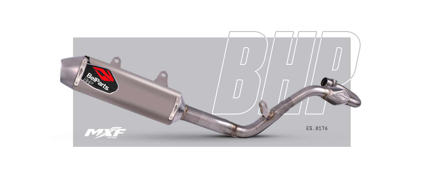 Escapamento MXF 270 F 23-24 Curva + Ponteira