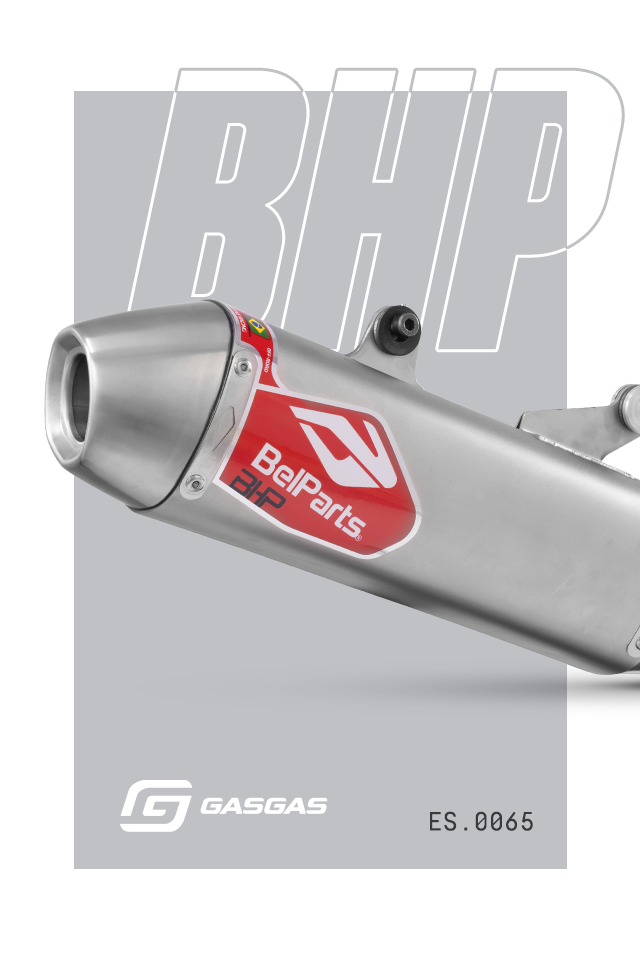 Escapamento GASGAS MC 250 F FACTORY EDITION 2023 Curva + Ponteira