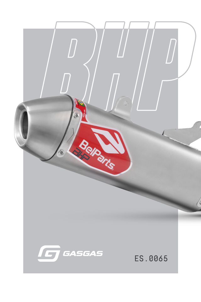 Escapamento GASGAS MC 250 F FACTORY EDITION 2023 Curva + Ponteira