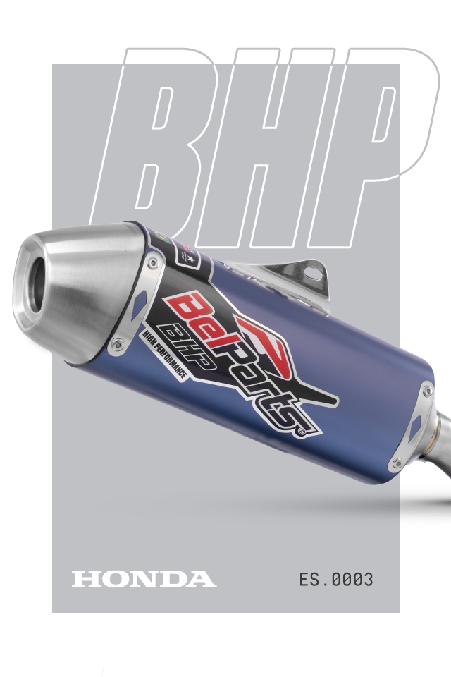 Escapamento HONDA CRF 230 F 06-21 Pro Long Curva + Ponteira