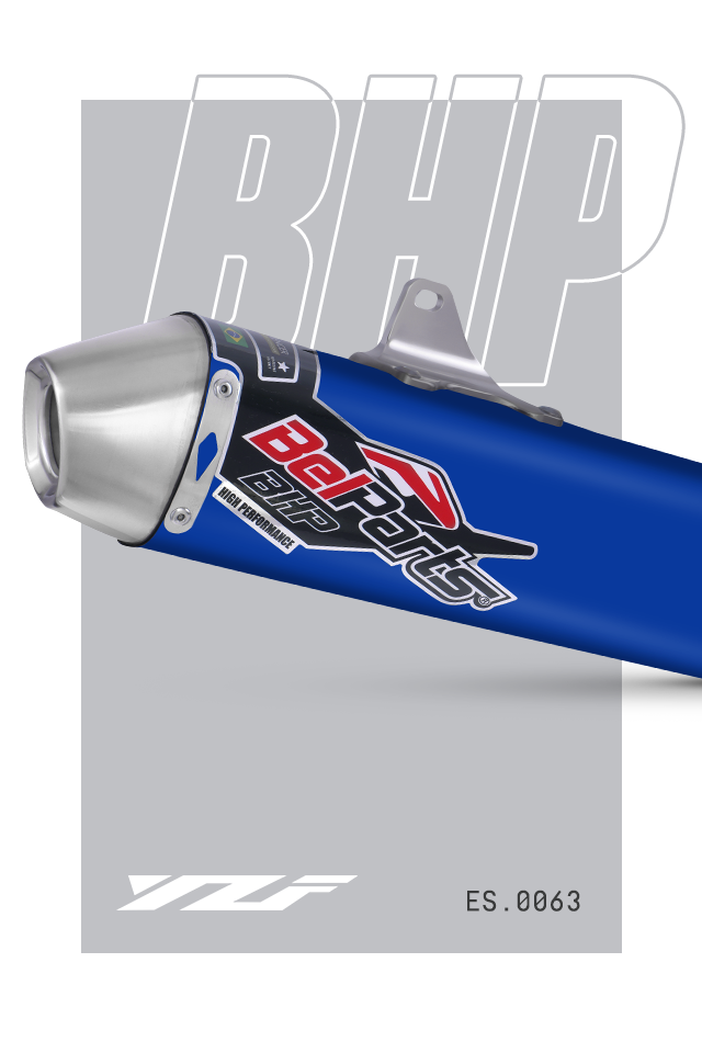 Escapamento YAMAHA YZF 450 20-22 Curva + Ponteira