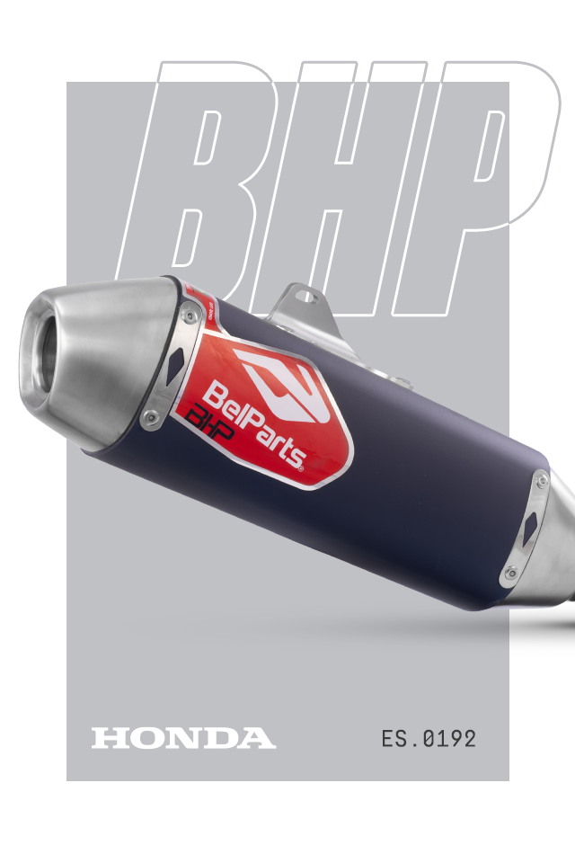 Escapamento HONDA CRF 250 F 18-25 Pro Long Curva + Ponteira