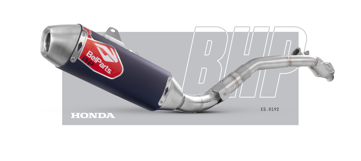 Escapamento HONDA CRF 250 F 18-25 Pro Long Curva + Ponteira