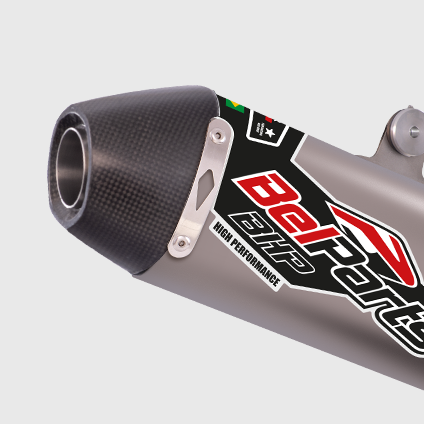 Escapamento KTM EXCF 250 20-23 Curva + Ponteira Carbon