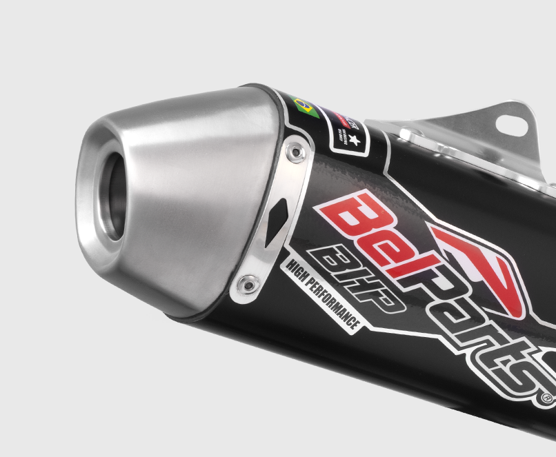 Escapamento HONDA CRF 230 F 06-21 Long Curva + Ponteira