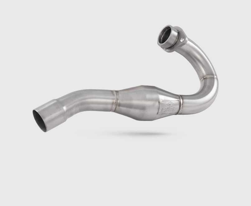 Escapamento HONDA CRF 450 X 04-15 Curva + Ponteira