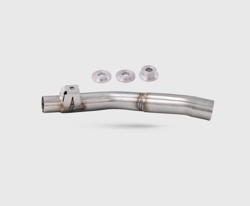 Escapamento HONDA CRF 230 F 06-21 Pro Long Curva + Ponteira