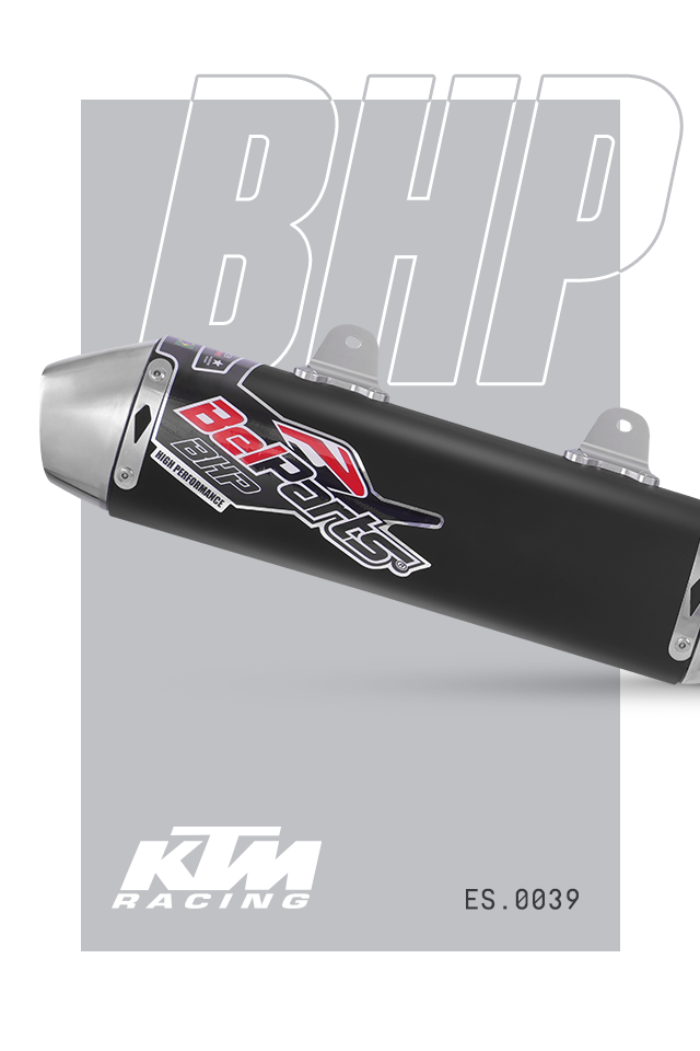 Escapamento KTM SXF 350 16-18 Curva + Ponteira