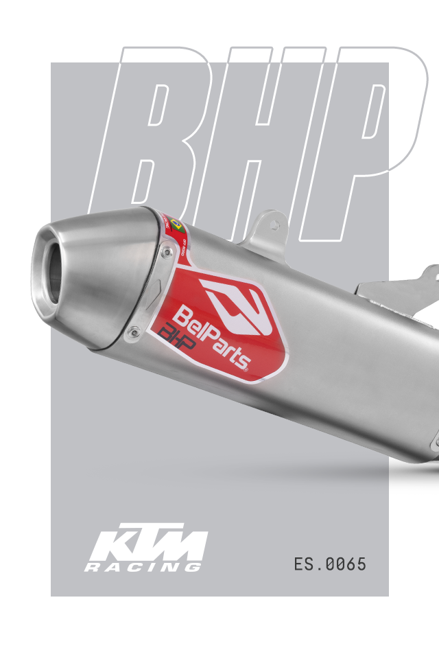 Escapamento KTM SXF 250 FACTORY EDITION 2022 Curva + Ponteira