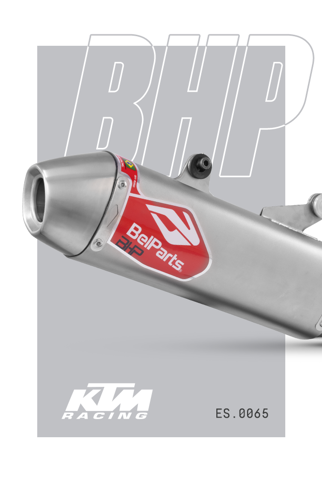 Escapamento KTM SXF 250 FACTORY EDITION 2022 Curva + Ponteira