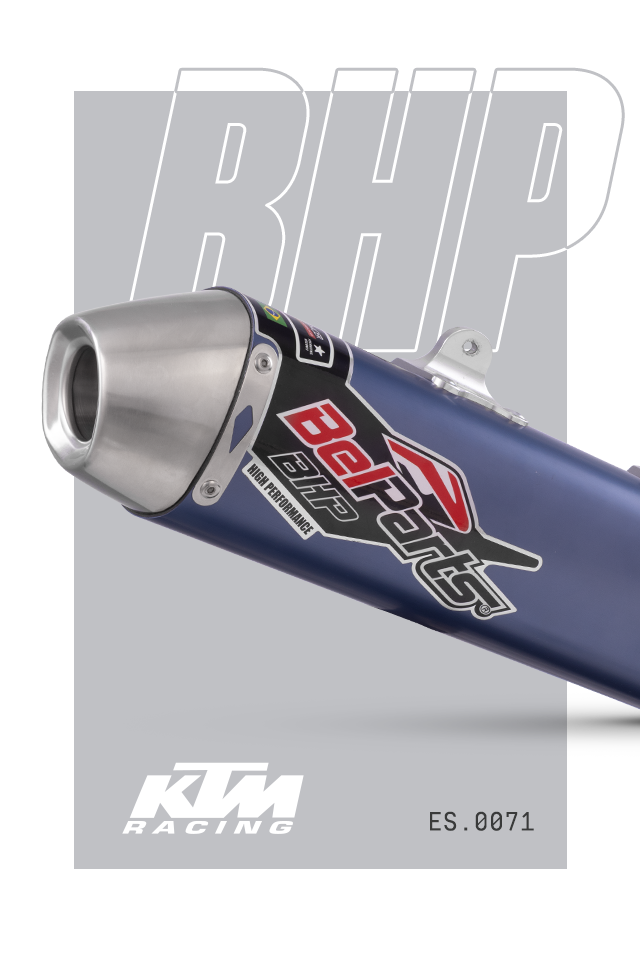 Escapamento KTM SXF 450 19-22 Curva + Ponteira