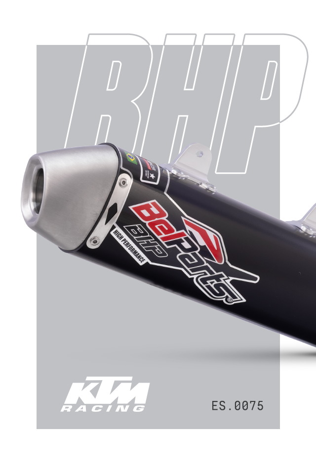 Escapamento KTM XCF 250 07-12 Curva + Ponteira