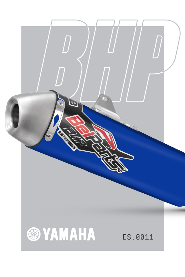 Escapamento YAMAHA YZF 250 19-26 Curva + Ponteira