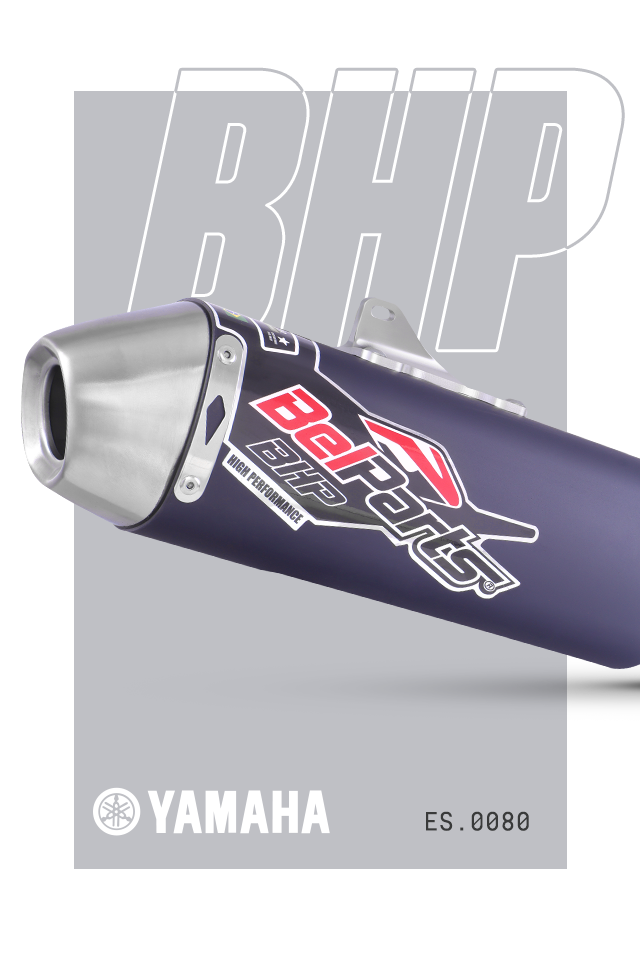 Escapamento YAMAHA XTZ 250 LANDER 06-24 Curva + Ponteira