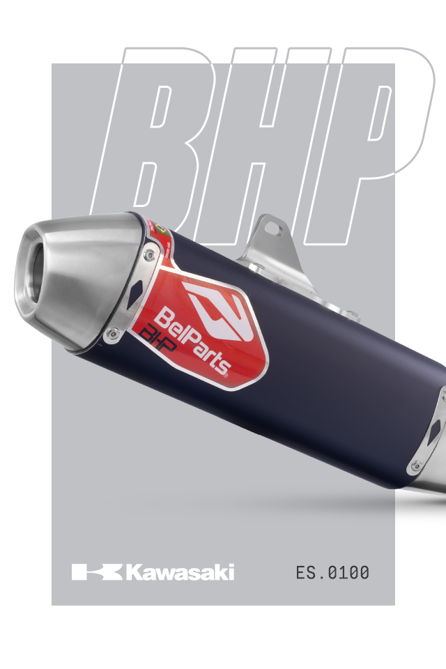 Escapamento KAWASAKI KXX 450 24-25 Curva + Ponteira