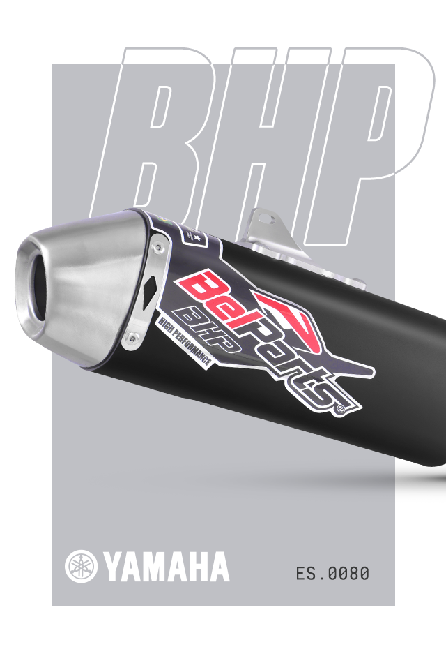 Escapamento YAMAHA XTZ 250 LANDER 06-24 Curva + Ponteira