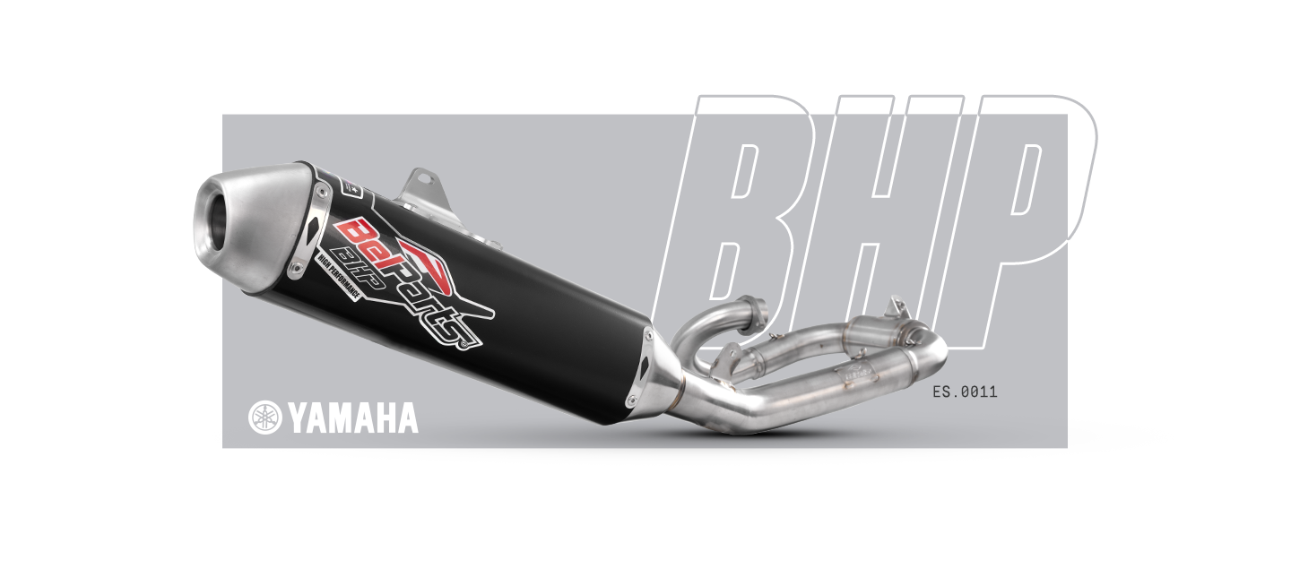 Escapamento YAMAHA YZF 250 X 20-26 Curva + Ponteira