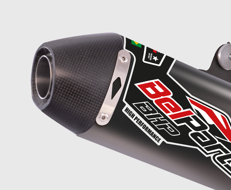 Escapamento KTM EXCF 350 20-23 Curva + Ponteira Carbon